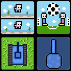 4 Games For 2 Player — 2인 미니게임 모음 플레이 안내
